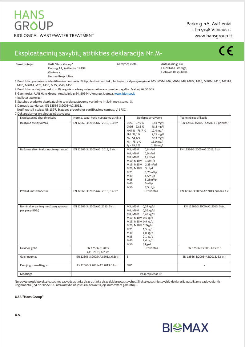 Atitikties deklaracija